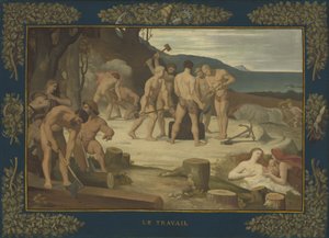 Työ, noin 1863